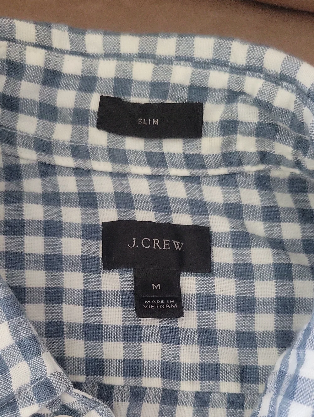 J. Crew lightweight check